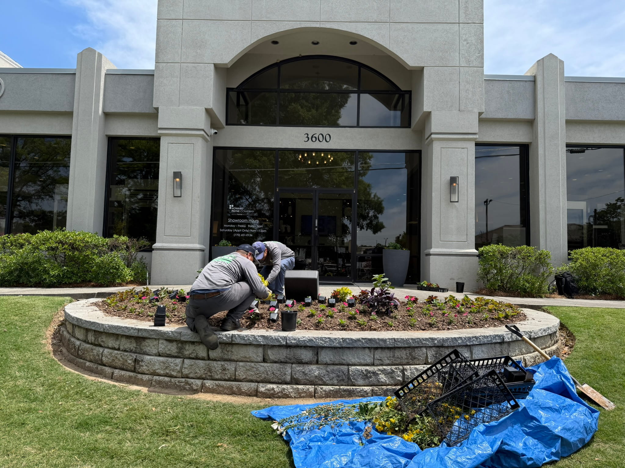 Commercial plant installation North Atlanta